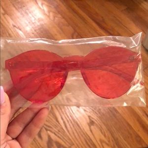 Red sunglasses